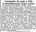 1907 12 19 - Anonimo, L'assassinio del prete a Palo. L'identificazione degli autori, Corriere della sera, 19.12.1907, p. 5.png