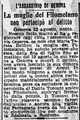 1947 08 23 - Anonimo, (L'assassinio di Genova). La moglie del Filomelano non partecipò al delitto, Corriere della sera, 22.08.1947, p. 2.png