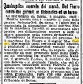 1912 05 07 - Anonimo, Quadruplice querela del marchese Dal Fierro contro due diplomatici, un giornale ed un barone, Corriere della sera, 07.05.1912, p. 4.jpg