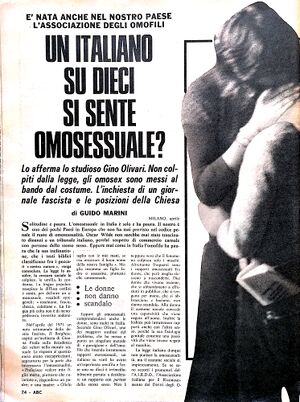 1973 04 27 - Guido Marini, Un italiano su dieci si sente omofilo.., ABC, anno XIV, n. 17, 27.04.1973, pp. 74-75, p. 74.jpg
