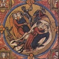 Scene omoerotiche, Bible Moralisée, Parigi, 1220 ca.jpg