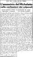 1946 01 15 - Anonimo, (Luce sul "caso" di via Vodice). L'assassinio del Micheletto nelle confessioni dei colpevoli, ''L'Unità'', 15.01.1946, p. 2.jpg
