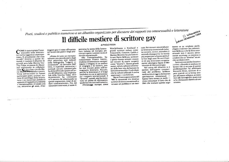 File:1984 02 18 - Paolo Rosa, Il difficile mestiere di scrittore gay, La repubblica, 18.02.1984.jpg